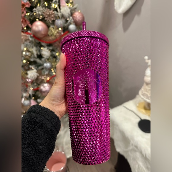 Starbucks Studded Tumbler - Hot Pink - Picture 3 of 4